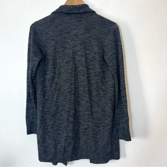 Theory Draped Trincy Wool Open Front Cardigan Sweater Sz S - Picture 7 of 10